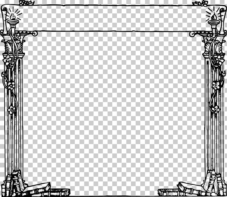 Frames Column Ancient Roman Architecture PNG, Clipart, Area, Black And White, Border, Cizimi, Classical Order Free PNG Download