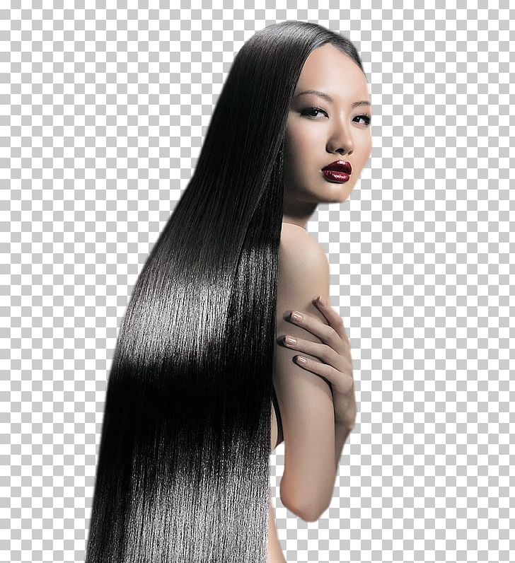 Long Hair Hair Coloring Step Cutting Layered Hair PNG, Clipart, Beauty, Beautym, Black, Black Hair, Brown Free PNG Download