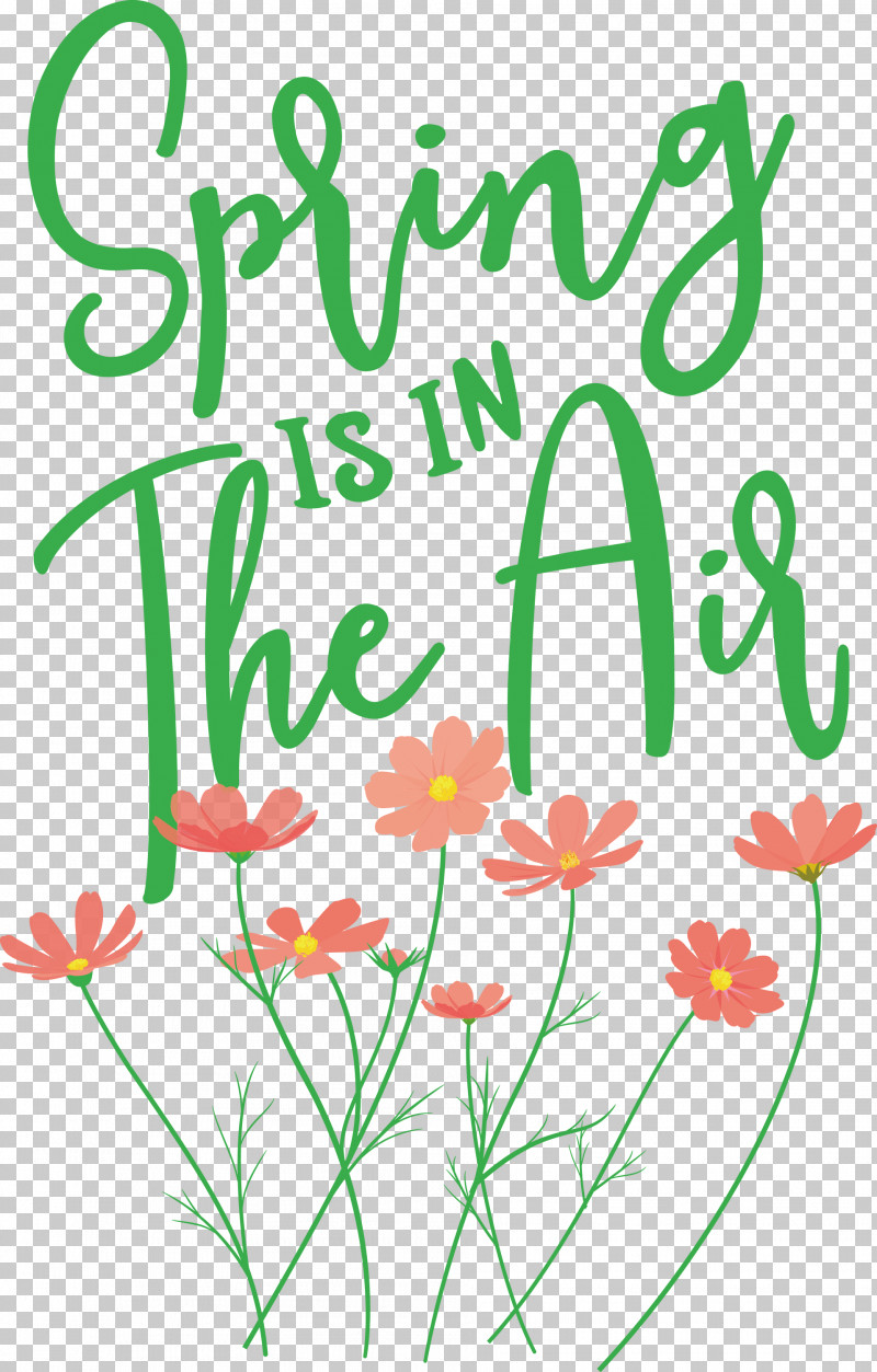 Spring Spring Is In The Air PNG, Clipart, Cut Flowers, Floral Design, Flower, Leaf, Meter Free PNG Download