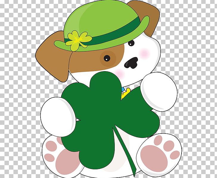 Puppy Saint Patrick's Day Shamrock PNG, Clipart, Animals, Cartoon, Child, Cuteness, Encapsulated Postscript Free PNG Download