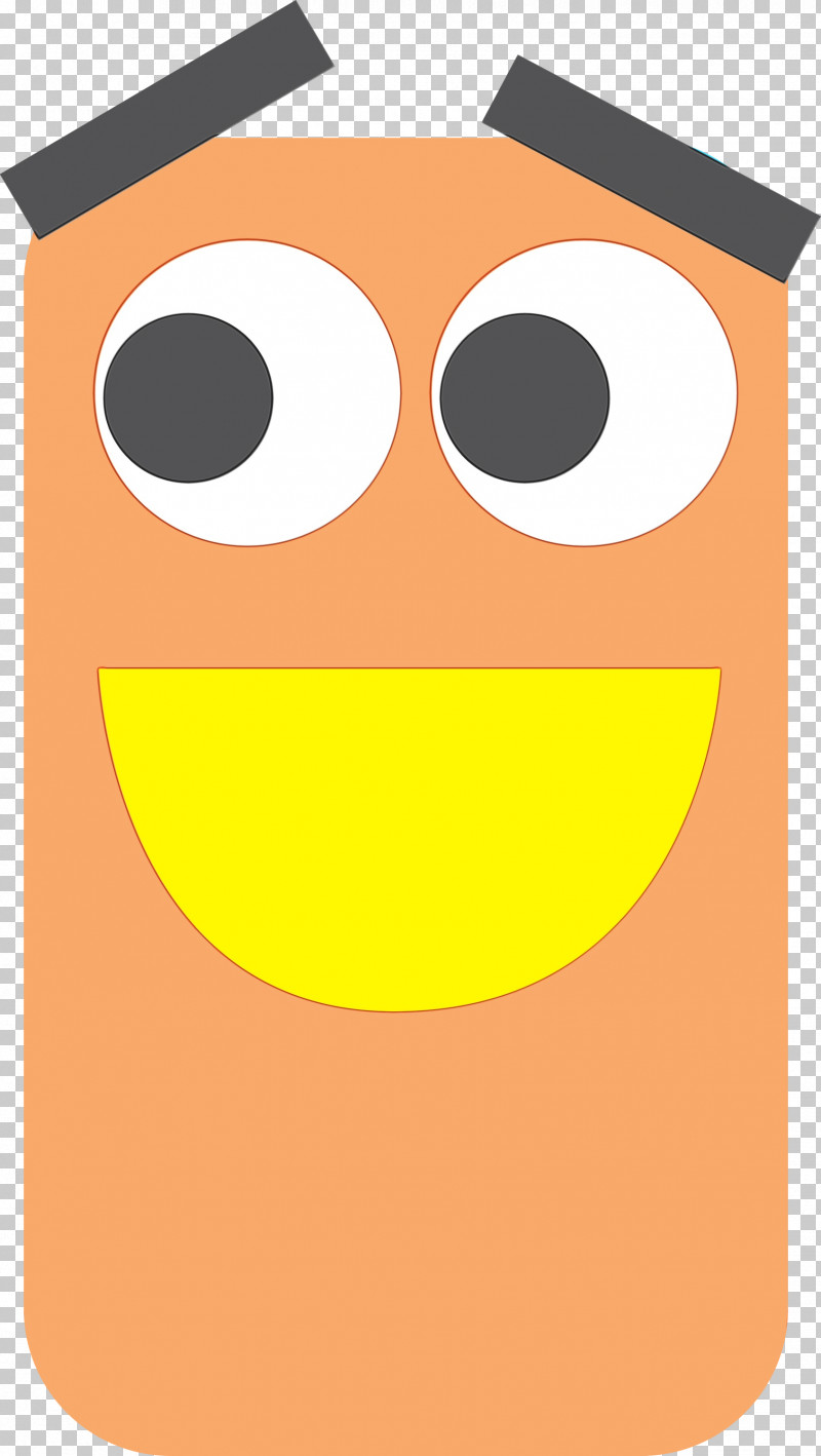 Smiley Yellow Face Line Meter PNG, Clipart, Cartoon Monster, Cute Monster, Face, Line, Meter Free PNG Download
