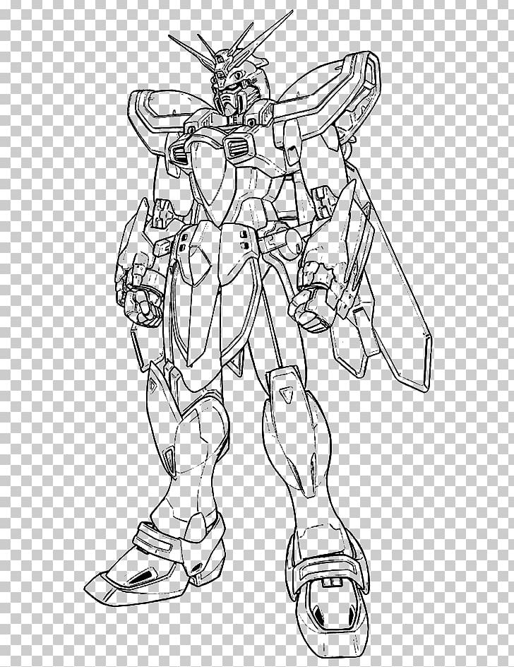 Line Art Drawing Gundam Coloring Book PNG, Clipart, Angle, Arm, Artwork, Black And White, Book Free PNG Download