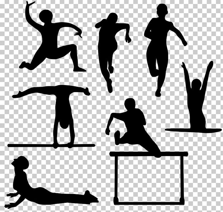 Sport Silhouette PNG, Clipart, Animals, Area, Artwork, Athlete, Black And White Free PNG Download