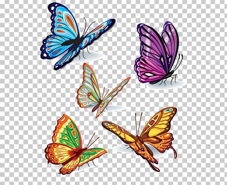 Butterfly Color Insect PNG, Clipart, Brush Footed Butterfly, Butterfly, Color, Drawing, Encapsulated Postscript Free PNG Download