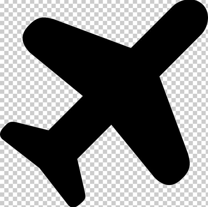 Airplane Computer Icons PNG, Clipart, Aircraft, Airplane, Black And White, Computer Icons, Encapsulated Postscript Free PNG Download