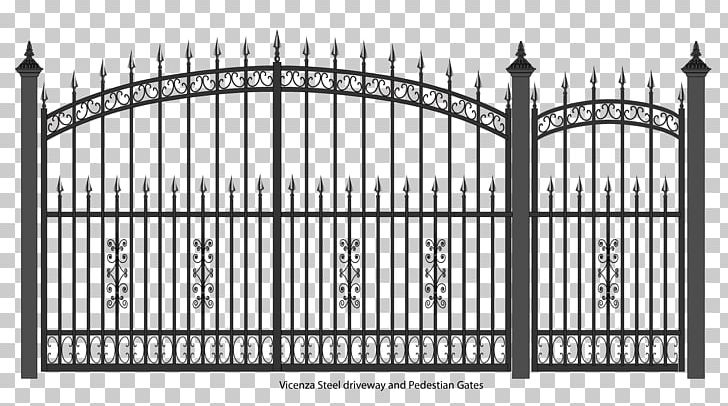 Gate Wrought Iron Fence Door PNG, Clipart, Arch, Black And White, Cast Iron, Door, Down The Fence Free PNG Download