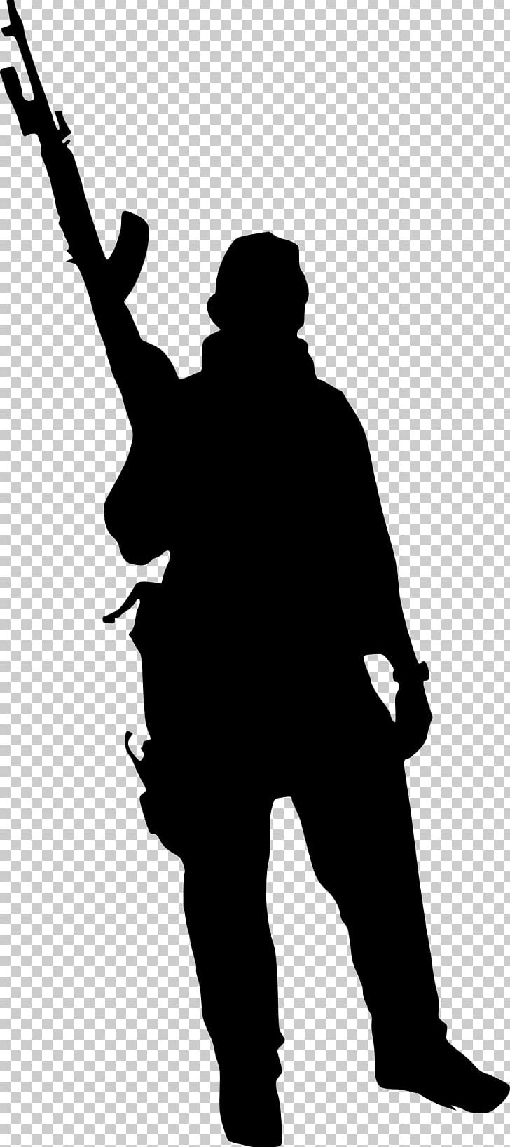 Silhouette Soldier Military PNG, Clipart, Army, Black And White, Desktop Wallpaper, Fictional Character, Human Behavior Free PNG Download