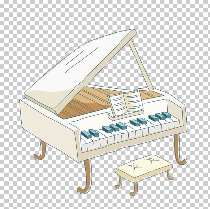 Piano Cartoon Illustration PNG, Clipart, Cartoon, Electronic Drum, Furniture, Graphic Design, Gray Free PNG Download