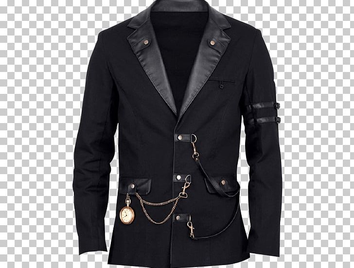 Jacket Blazer Coat Gothic Fashion Clothing PNG, Clipart, Black, Blazer, Button, Clothing, Coat Free PNG Download