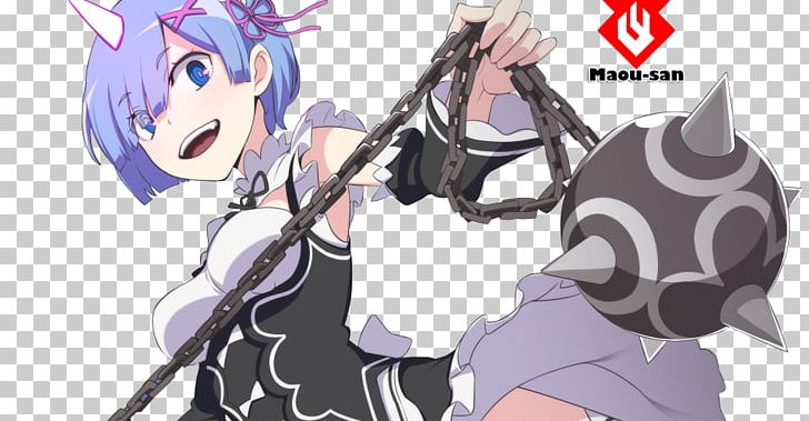 Re:Zero − Starting Life In Another World Anime 雷姆 Mace R.E.M. PNG, Clipart, Anime, Cartoon, Desktop Wallpaper, Fiction, Fictional Character Free PNG Download