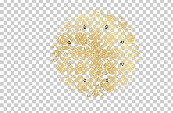 Symmetry Yellow Pattern PNG, Clipart, Circle, Flower Pattern, Flowers, Geometric Pattern, Golden Free PNG Download