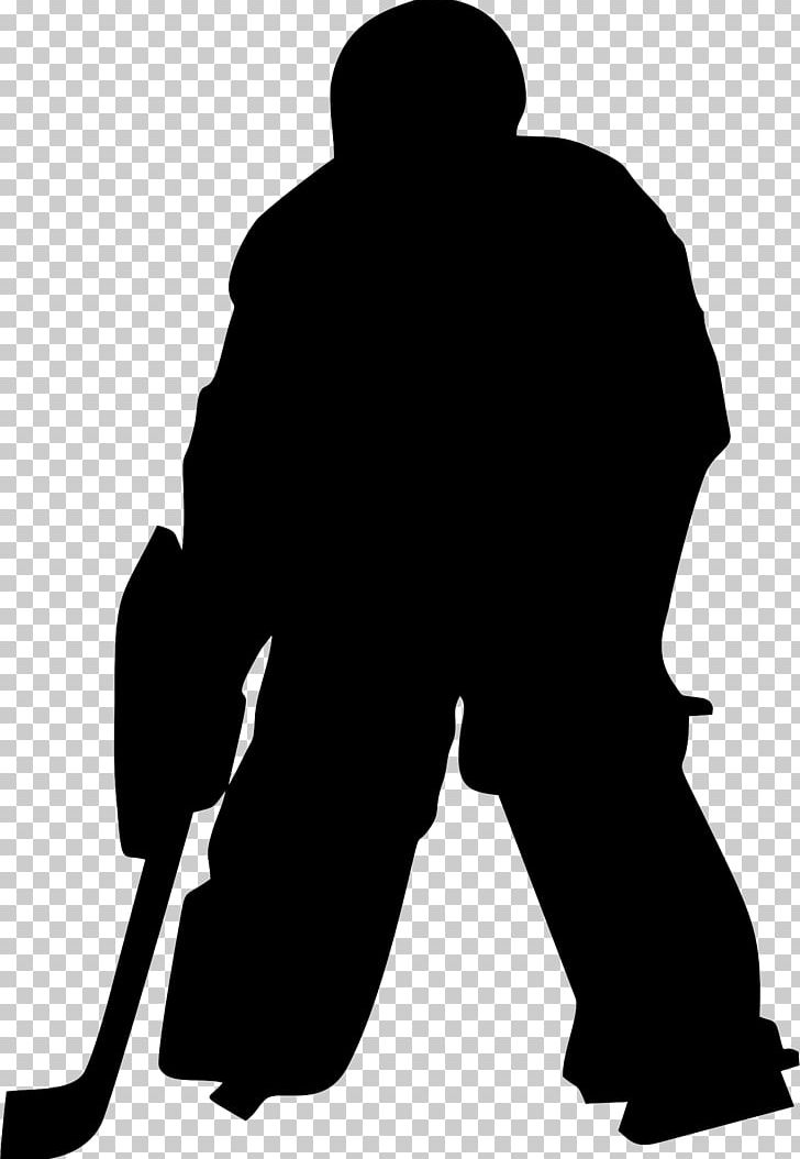 Goaltender Silhouette Field Hockey Ice Hockey PNG, Clipart, Animals, Black, Black And White, Decal, Drawing Free PNG Download