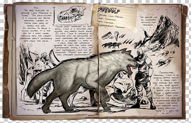 ARK: Survival Evolved Gray Wolf PlayStation 4 Dire Wolf Allosaurus PNG, Clipart, Allosaurus, Animal, Argentavis Magnificens, Ark, Ark Survival Evolved Free PNG Download