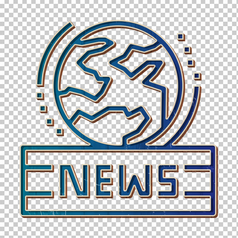 News Icon Worldwide Icon Newspaper Icon PNG, Clipart, Company, Electric Blue, Line, Logo, News Icon Free PNG Download