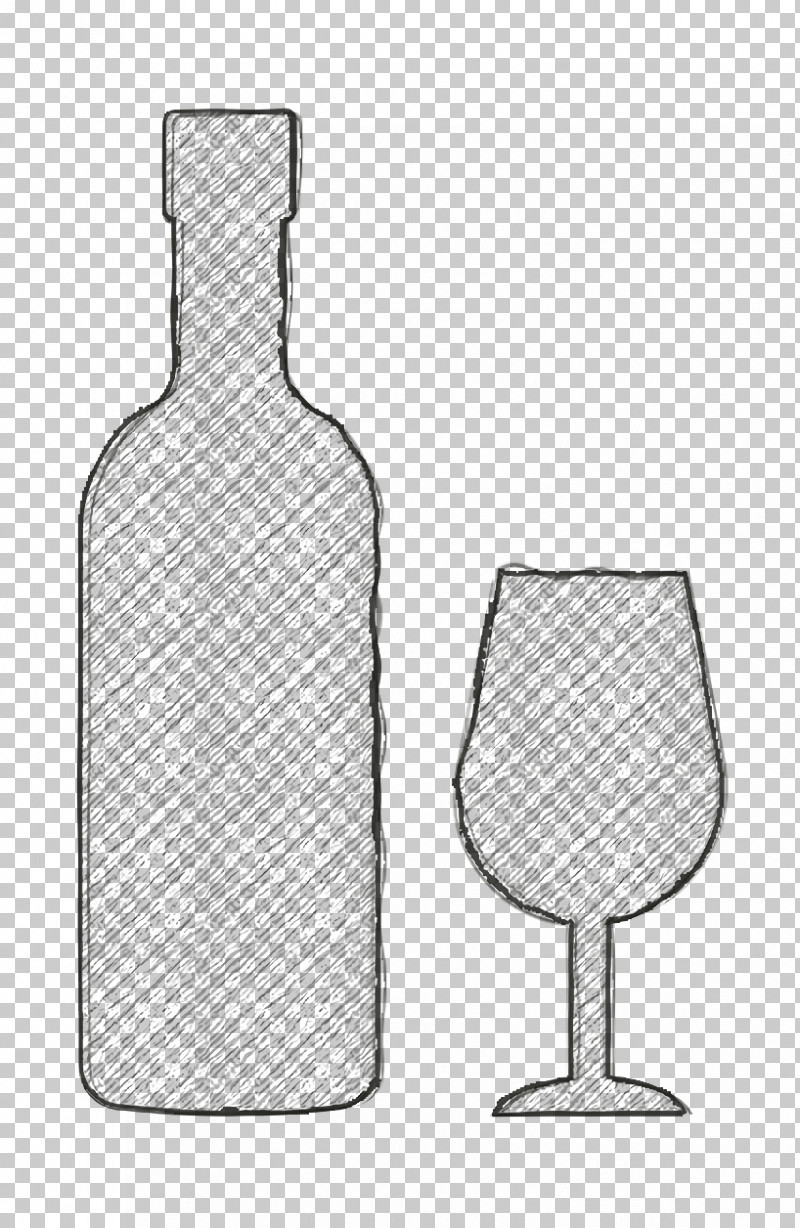 Wine Icon Travel And Places Icon PNG, Clipart, Angle, Black And White, Bottle, Drawing, Drinkware Free PNG Download
