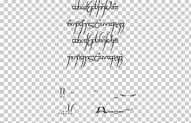 Elvish Languages Handwriting Logo Document Font PNG, Clipart, Angle, Area, Black, Black And White, Brand Free PNG Download
