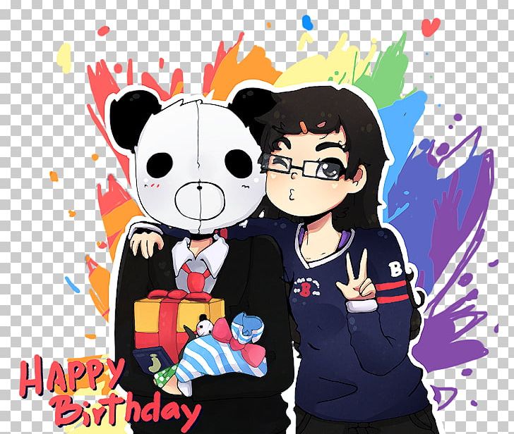 Giant Panda Drawing Birthday Anime PNG, Clipart, Anime, Art, Birthday, Cartoon, Child Free PNG Download