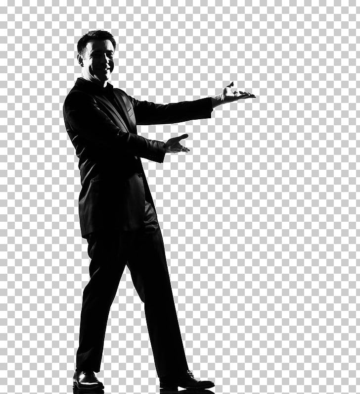 Silhouette Businessperson Presentation PNG, Clipart, Animals, Black And White, Business, Businessperson, Gentleman Free PNG Download
