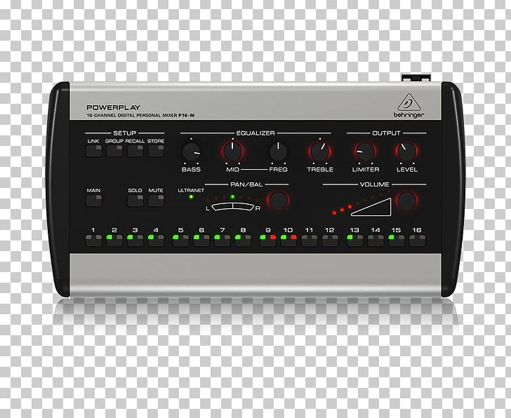 Behringer PowerPlay P16-M Audio Mixers Digital Mixing Console Behringer P16-I PNG, Clipart, Aud, Audio, Audio Equipment, Audio Mixers, Audio Mixing Free PNG Download