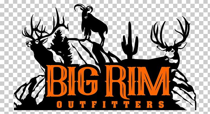 Deer Big Rim Outfitters Winston PNG, Clipart, Animals, Antler, Art, Biggame Hunting, Black And White Free PNG Download