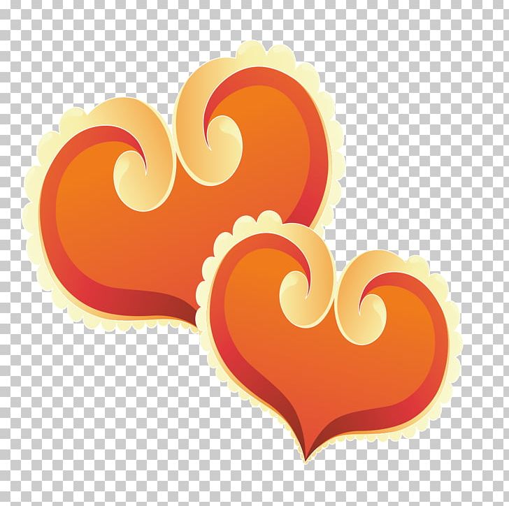 Heart Valentine's Day Orange PNG, Clipart, Black, Clip Art, Computer, Computer Wallpaper, Copyright Free PNG Download