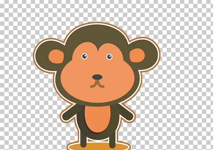 Cartoon Monkey PNG, Clipart, Animals, Carnivoran, Cartoon, Cute, Cute Animal Free PNG Download