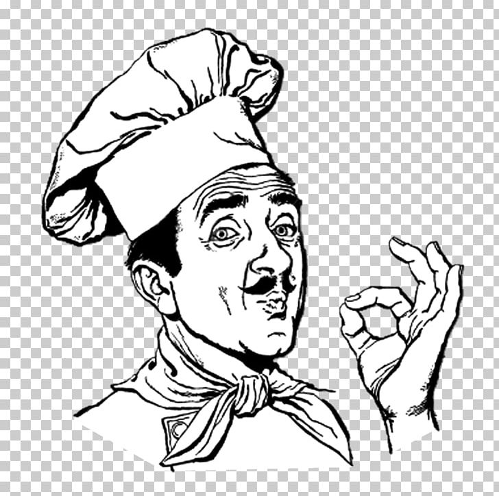 OK Chef Hand PNG, Clipart, Arm, Artwork, Black And White, Cartoon, Chef Free PNG Download