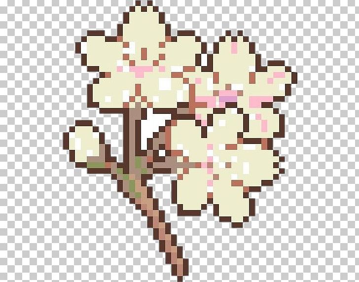 Cherry Blossom Pixel Art Bead PNG, Clipart, Aesthetics, Art, Avatan, Avatan Plus, Bead Free PNG Download