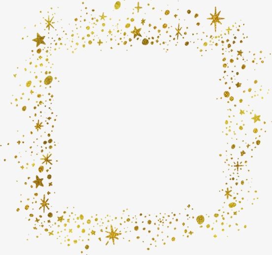 Gold Stars Border PNG, Clipart, Border Clipart, Border Clipart, Frame, Gold Clipart, Gold Clipart Free PNG Download