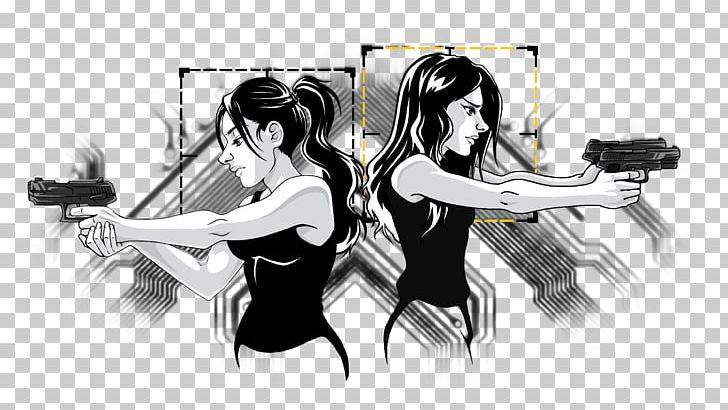 Sameen Shaw Fan Art Drawing PNG, Clipart, Anime, Art, Black And White, Black Hair, Cartoon Free PNG Download