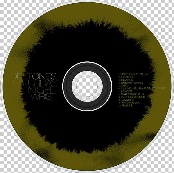 Compact Disc Saturday Night Wrist Deftones Album Alternative Metal PNG, Clipart, Album, Alternative Metal, Around The Fur, Brand, Circle Free PNG Download