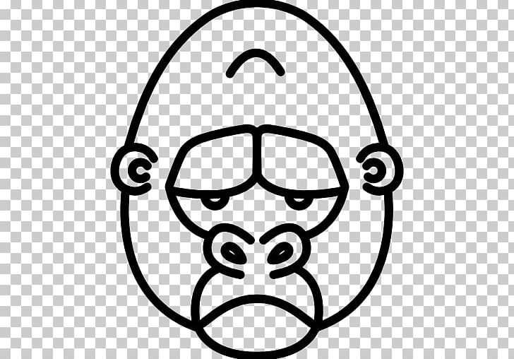 Western Lowland Gorilla Drawing T-shirt Orangutan PNG, Clipart, Animal, Animals, Area, Black And White, Carnival Free PNG Download