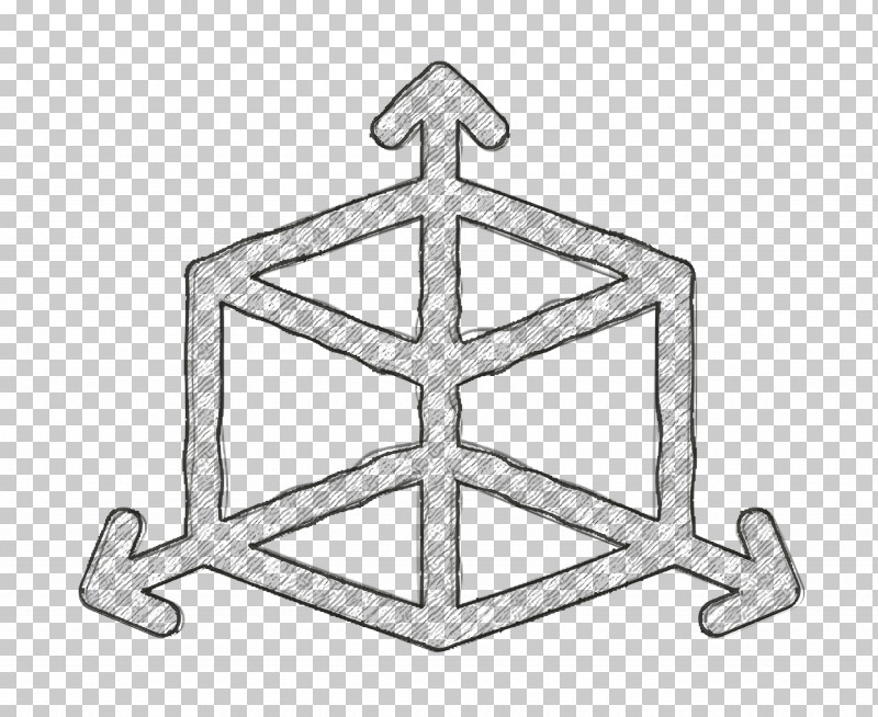Cube With Arrows Icon Drawing Icon Interface Icon PNG, Clipart, Angle, Black, Black And White, Drawing Icon, Geometry Free PNG Download