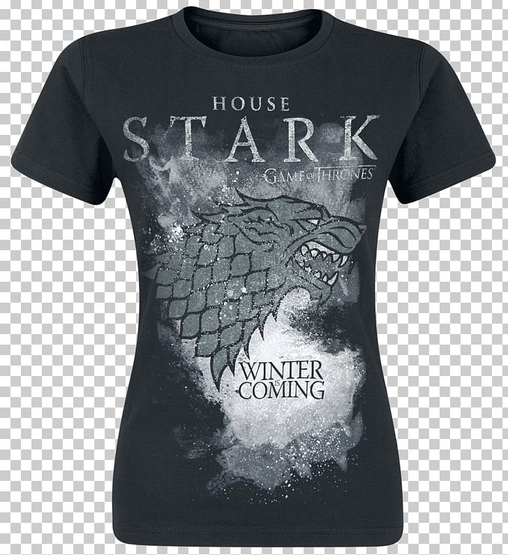 T-shirt Daenerys Targaryen Winter Is Coming House Stark PNG, Clipart, Active Shirt, Black, Bluza, Brand, Clothing Free PNG Download
