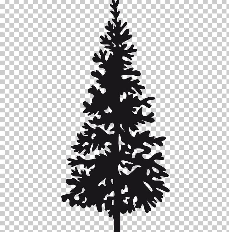 Christmas Tree Pine Wall Decal PNG, Clipart, Black And White, Branch, Christmas, Christmas And Holiday Season, Christmas Decoration Free PNG Download