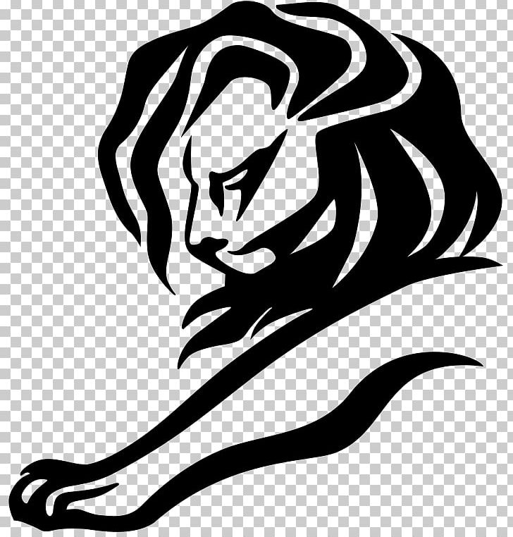 creativity clipart black and white lion