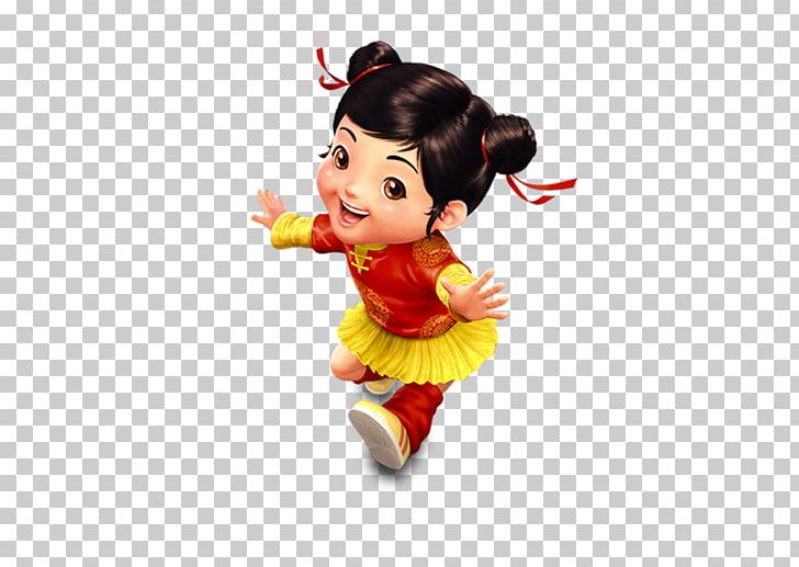 Chinese New Year Happiness New Year's Day Chinese Zodiac Bainian PNG, Clipart, Business Woman, Child, Childrens Day, China, Doll Free PNG Download