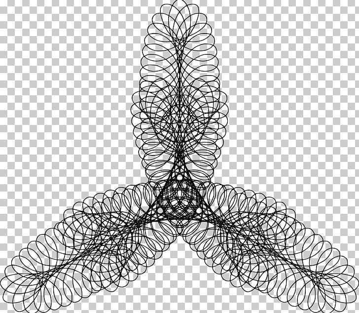 Hypocycloid Spirograph Line Art PNG, Clipart, Black And White, Coordinate System, Curve, Geographic Coordinate System, Hypocycloid Free PNG Download
