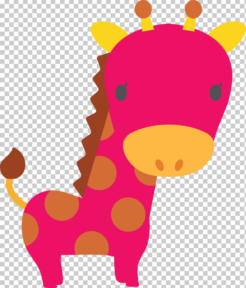 Pink Cartoon Giraffe Snout Animal Figure PNG, Clipart, Animal Figure, Cartoon, Giraffe, Giraffidae, Pink Free PNG Download