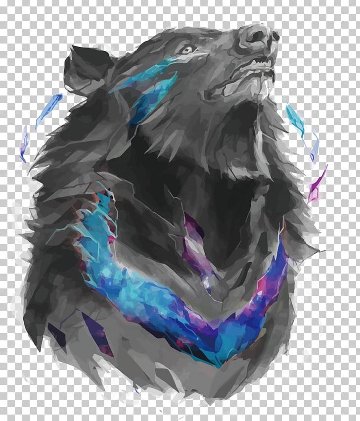 Tattoo Bear Drawing Sketch PNG, Clipart, Animals, Art, Atmosphere, Blue, Carnivoran Free PNG Download