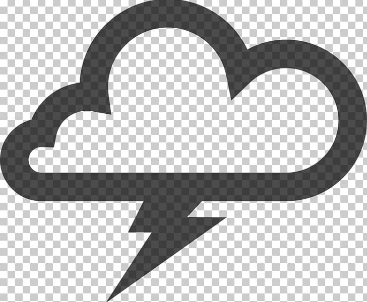 Thunderstorm Computer Icons Cloud Symbol PNG, Clipart, Black And White, Cloud, Computer Icons, Cumulonimbus, Heart Free PNG Download