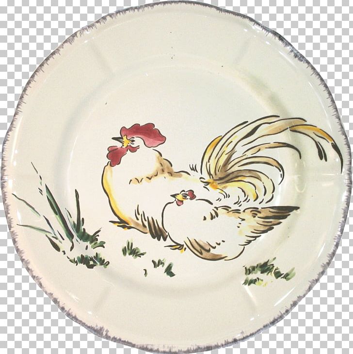 Rooster Gien Silkie Bird Porcelain PNG, Clipart, Animals, Bird, Bowl, Chicken, Coq Free PNG Download