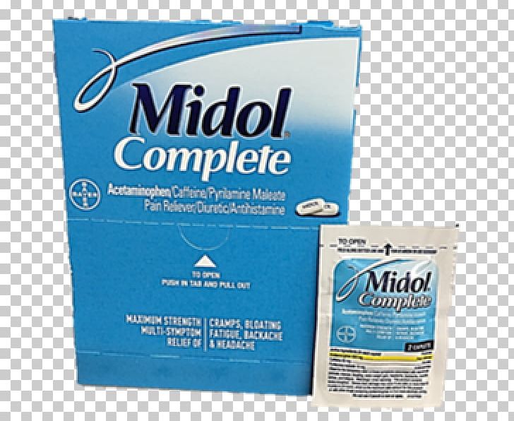 Midol Menstruation Tablet Pharmaceutical Drug Menstrual Cramps PNG, Clipart, Acetaminophen, Ache, Aspirin, Box, Brand Free PNG Download