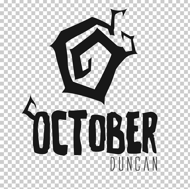 October Duncan T-shirt Sleeve Logo PNG, Clipart, Area, Black, Black And White, Bodysuit, Brand Free PNG Download