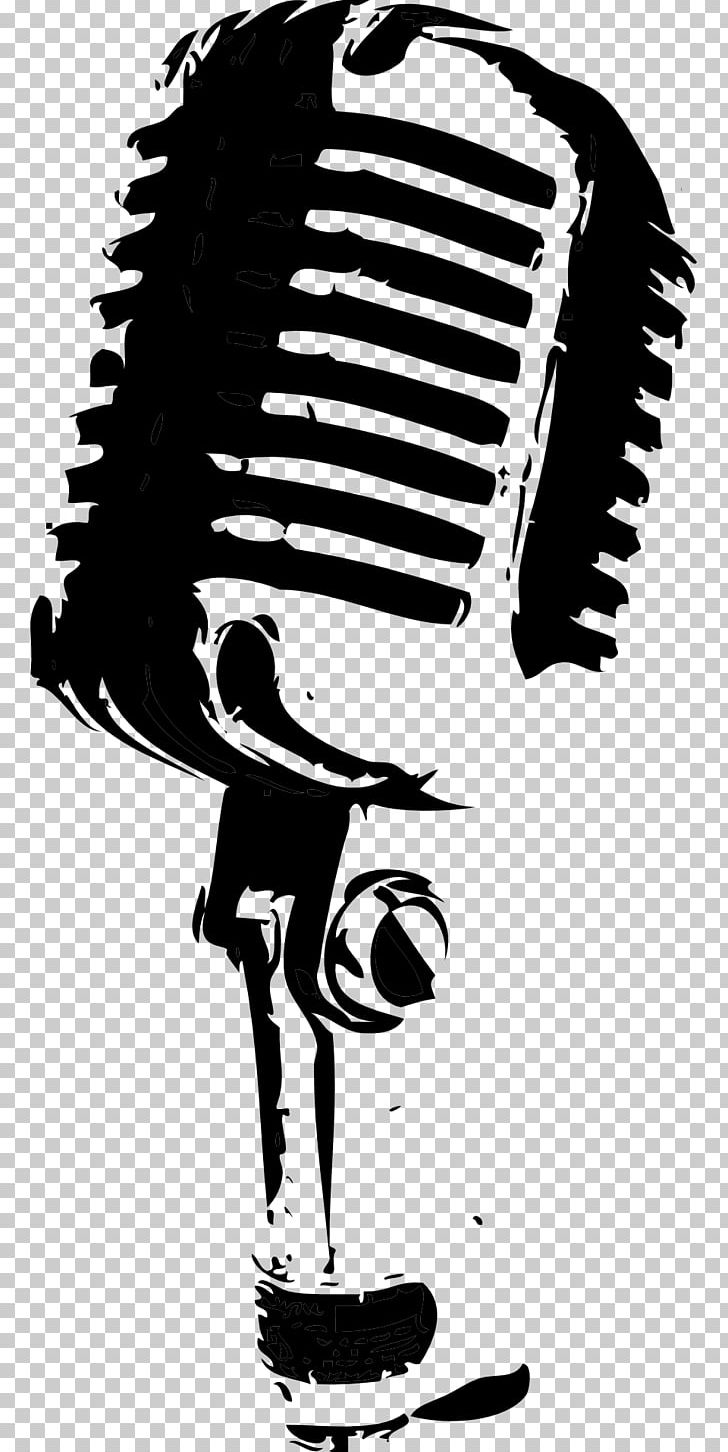 Microphone Black And White Photography PNG, Clipart, Art, Audio, Audio Equipment, Black And White, Drawing Free PNG Download