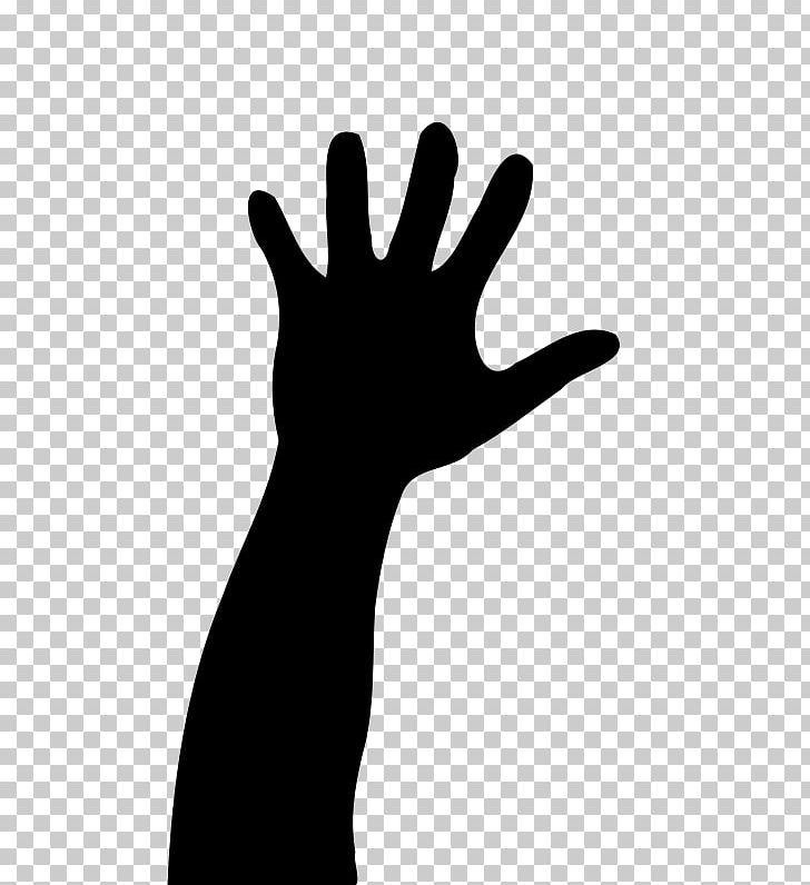 Hand Silhouette PNG, Clipart, Arm, Black And White, Drawing, Finger, Free Content Free PNG Download