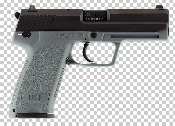 Heckler & Koch USP .45 ACP Firearm Pistol PNG, Clipart, 22 Long Rifle, 45 Acp, 919mm Parabellum, Acp, Air Gun Free PNG Download
