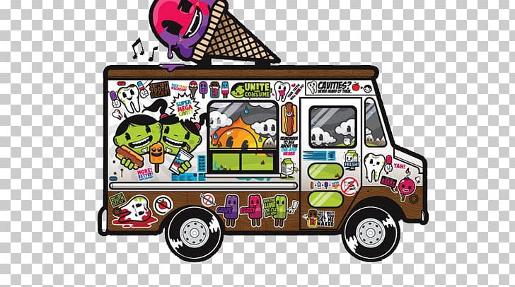 Ice Cream Van Car Rainbow Sherbet Taco PNG, Clipart, Automotive Design, Brand, Bumper Sticker, Car, Cars Free PNG Download