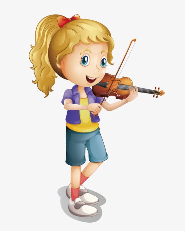 Cartoon Hand-painted Violin Girl PNG, Clipart, Cartoon, Cartoon Characters, Cartoon Clipart, Cartoon Girl, Characters Free PNG Download
