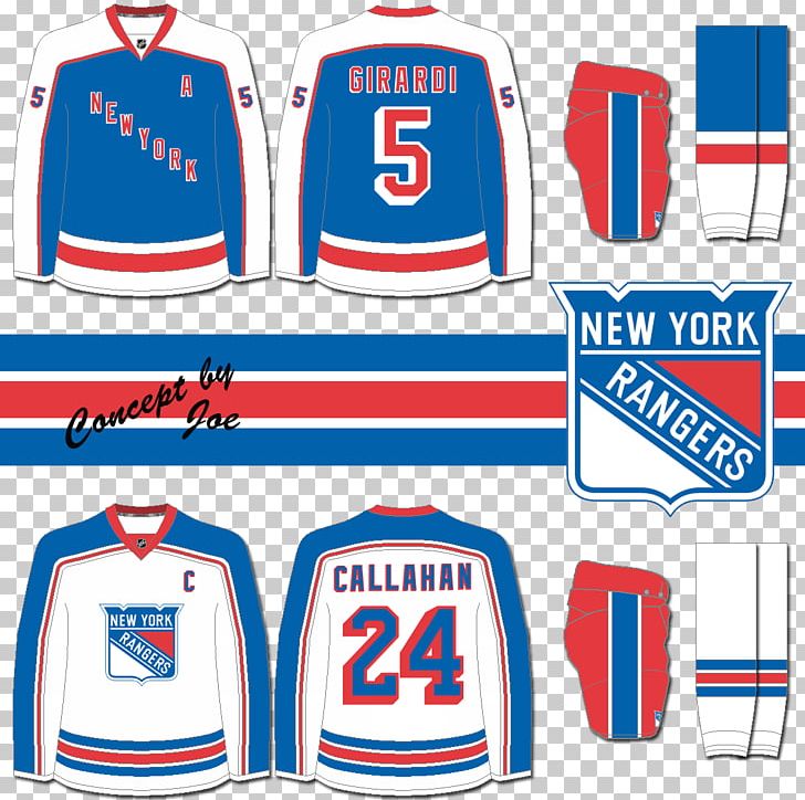 Sports Fan Jersey New York Rangers Logo PNG, Clipart, Area, Blue, Brand, Clothing, Ditch Free PNG Download